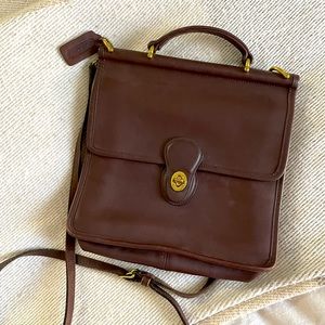 Brown vintage Coach bag